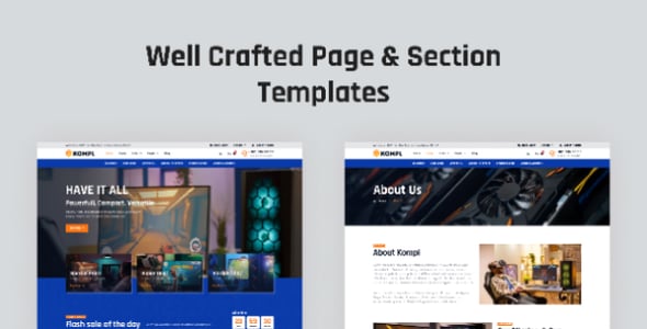 Computer Store Website Templates | ThemeForest