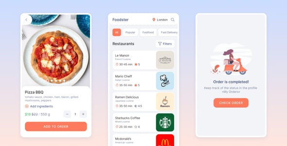 Delivery Figma Templates | ThemeForest