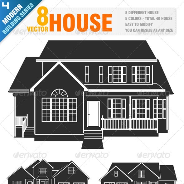 Houses Graphics, Designs & Templates | GraphicRiver