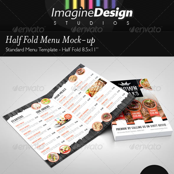 Half-fold Graphics, Designs & Templates | GraphicRiver