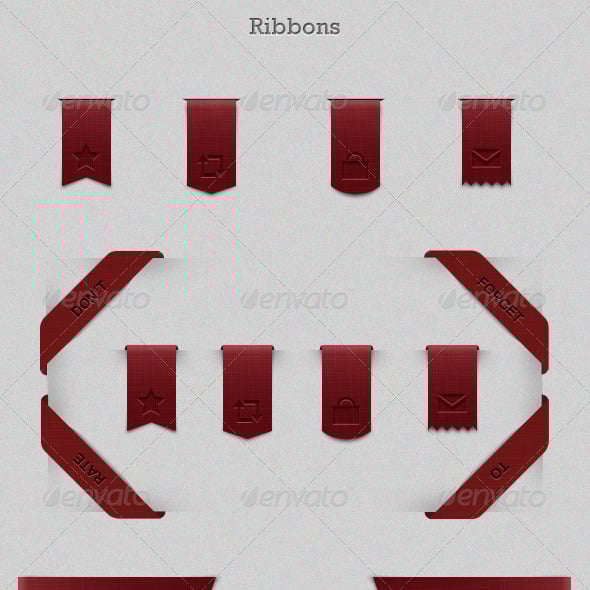 Ribbons Graphics, Designs & Templates | GraphicRiver