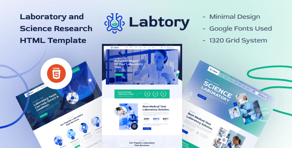 Laboratory HTML Website Templates | ThemeForest