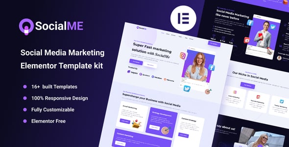 Social Media Website Templates | ThemeForest