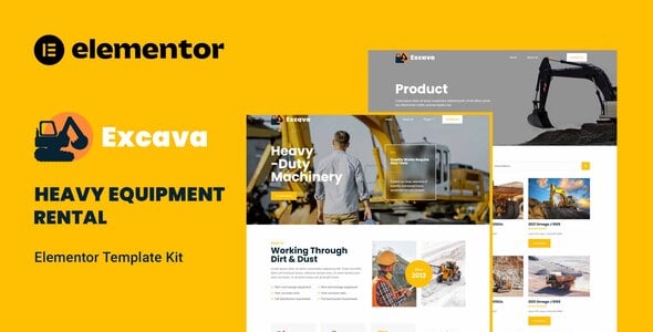 Equipment Rental Website Templates | ThemeForest