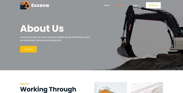 Equipment Rental Website Templates | ThemeForest