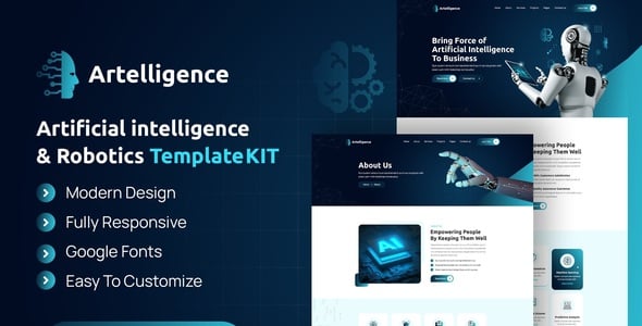 Robotics Website Templates | ThemeForest