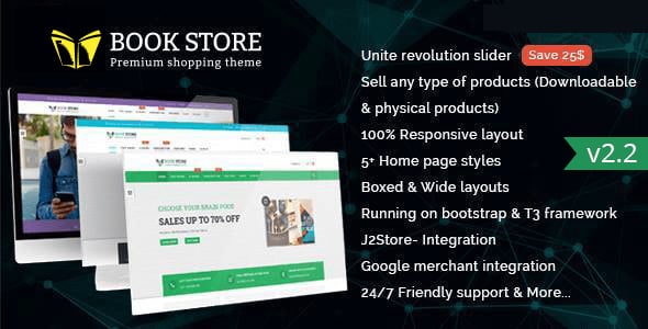 Bookstore Website Templates | ThemeForest