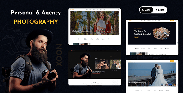 Photography Portfolio React Website Templates | ThemeForest