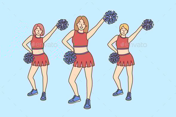 Cheerleading Graphics, Designs & Templates | GraphicRiver