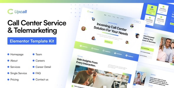 Call Center Website Templates | ThemeForest