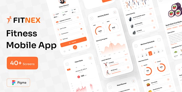 Fitness Figma Templates | ThemeForest