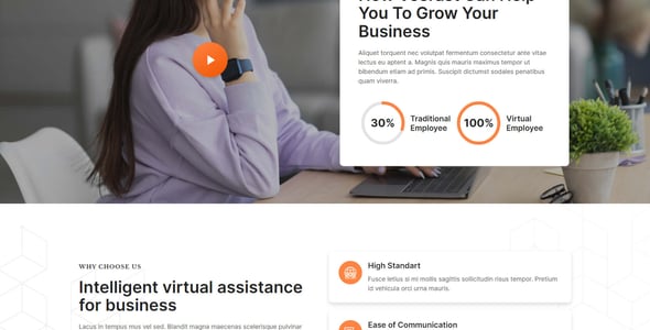 Virtual Assistant Website Templates | ThemeForest