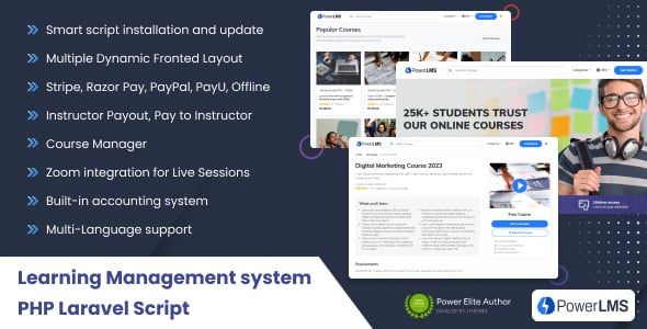 Learning Management System PHP Scripts | CodeCanyon