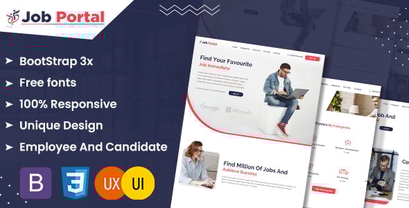 Job Portal Website Templates | ThemeForest