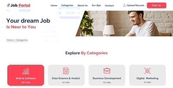 Job Portal Website Templates | ThemeForest