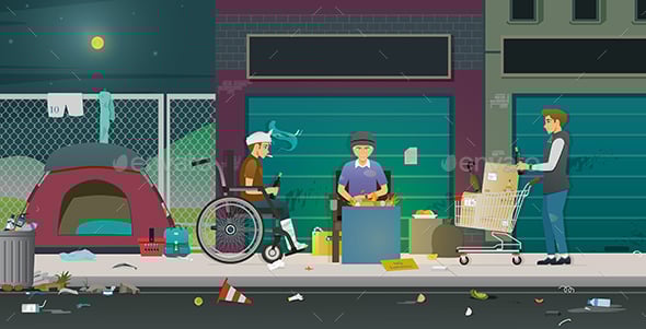 Homeless Graphics, Designs & Templates | GraphicRiver