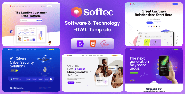 Software HTML Website Templates | ThemeForest
