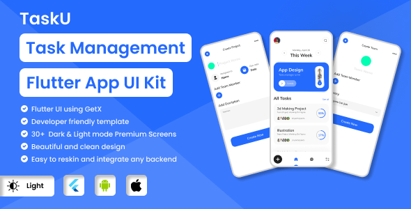Make A Task Management Flutter App With Flutter Templates, Apps and ...