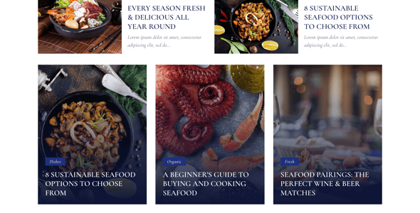 Seafood Website Templates | ThemeForest
