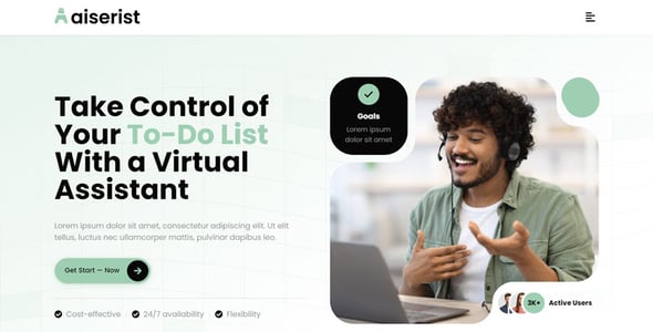 Virtual Assistant Website Templates | ThemeForest