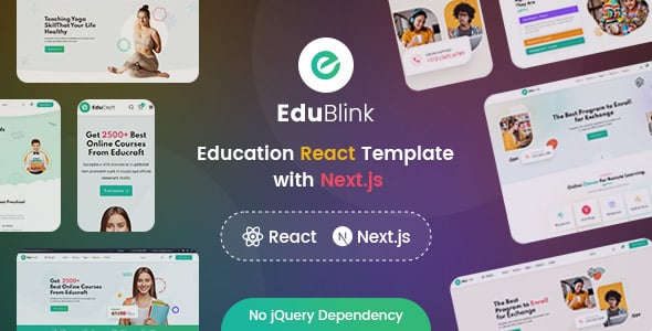 React Education Website Templates | ThemeForest
