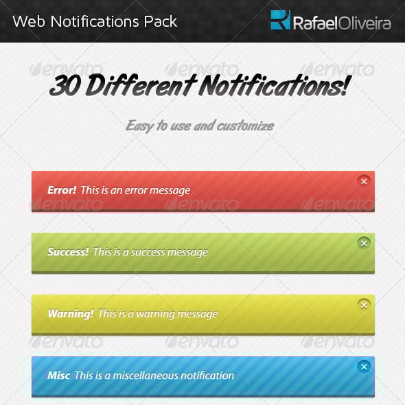 Notification Graphics, Designs & Templates | GraphicRiver