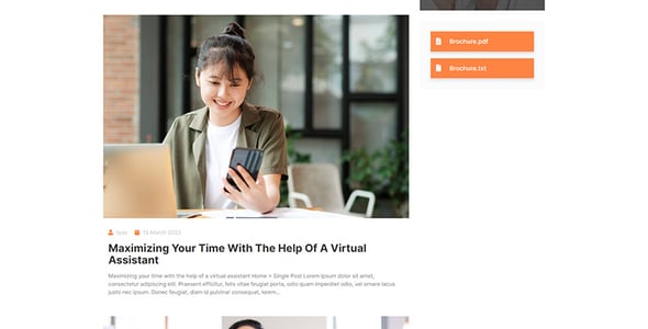 Virtual Assistant Website Templates | ThemeForest