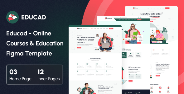 Education Figma Website Templates | ThemeForest