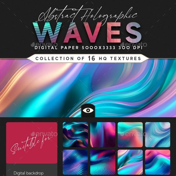 Holographic Texture Graphics, Designs & Templates | GraphicRiver Holographic Texture Graphics, Designs & Templates | GraphicRiver