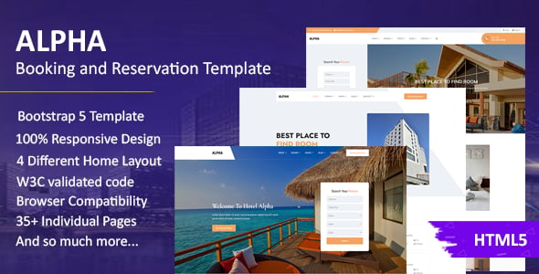 Reservation Website Templates | ThemeForest