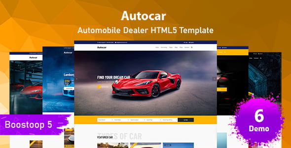Automobile Website Templates | ThemeForest