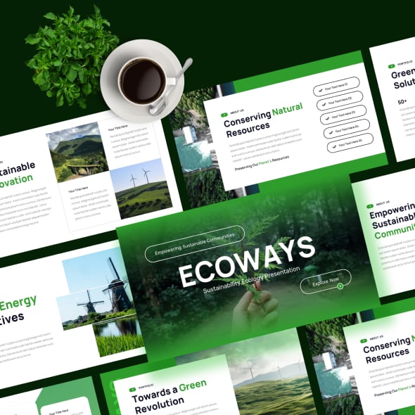 Sustainability Presentation Templates | GraphicRiver