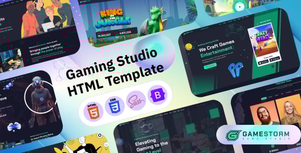 Gaming HTML Website Templates | ThemeForest