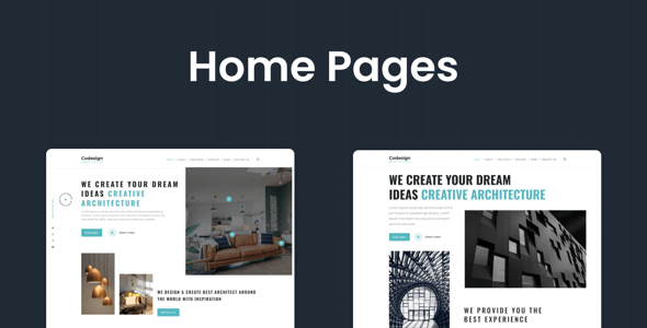 Interior Design HTML Website Templates | ThemeForest