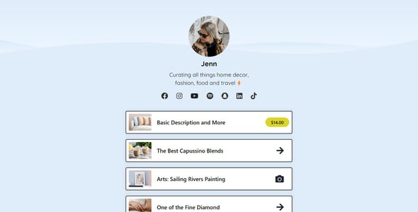 Bio Website Templates | ThemeForest
