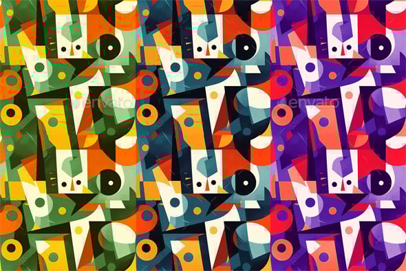 Cubism Graphics, Designs & Templates | GraphicRiver