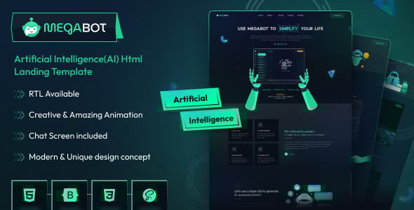 Ai Landing Page Website Templates | ThemeForest