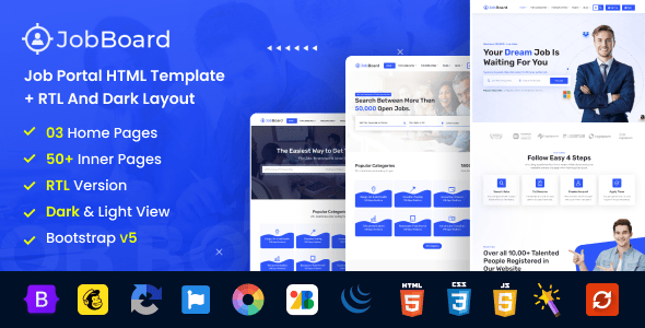Job Portal Website Templates | ThemeForest