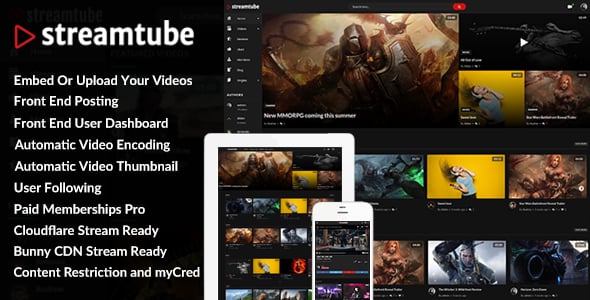 Video Streaming Website Templates | ThemeForest