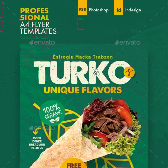 Doner Graphics, Designs & Templates | GraphicRiver