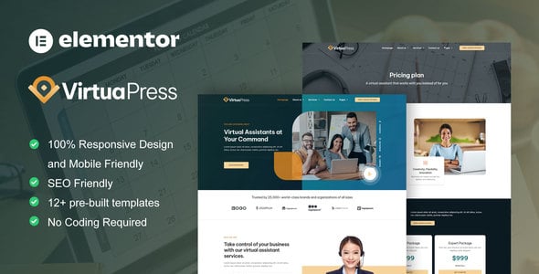Virtual Assistant Website Templates | ThemeForest