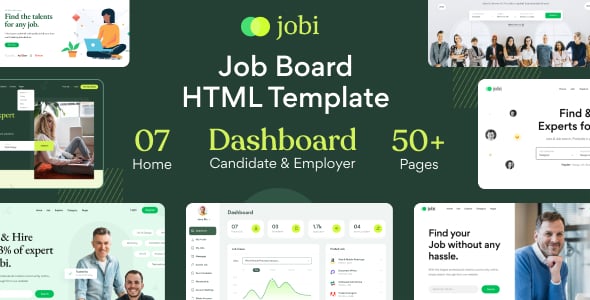 Job HTML Website Templates | ThemeForest