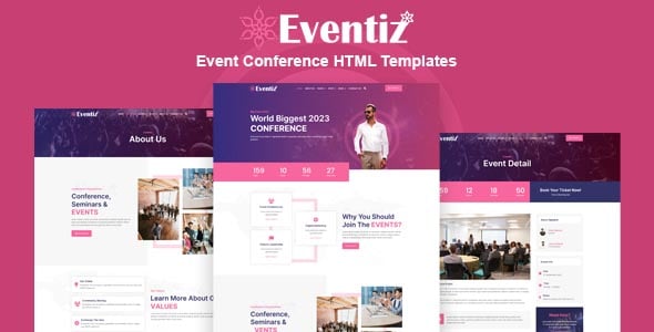 Event Management HTML Website Templates | ThemeForest