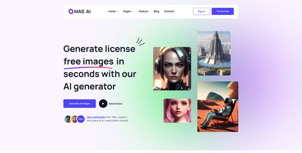 Generator Website Templates | ThemeForest