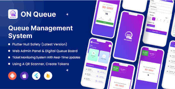 Queue Management System Mobile App Templates | CodeCanyon