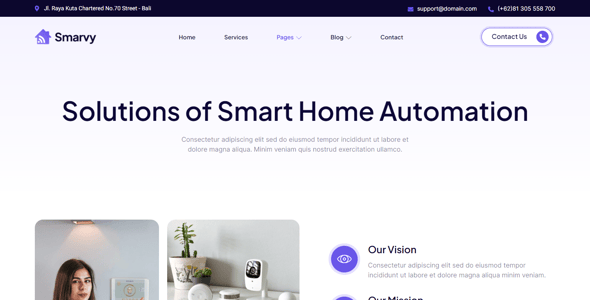 Smart Home Website Templates | ThemeForest