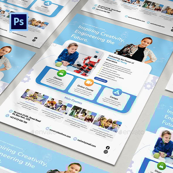 Robots Flyer Templates | GraphicRiver