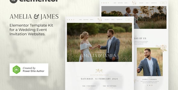 Wedding Invitation Website Templates | ThemeForest