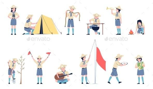 Scouting Graphics, Designs & Templates | GraphicRiver