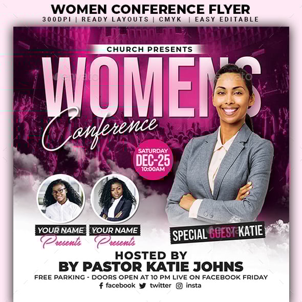 Womens Church Flyer Templates Printable